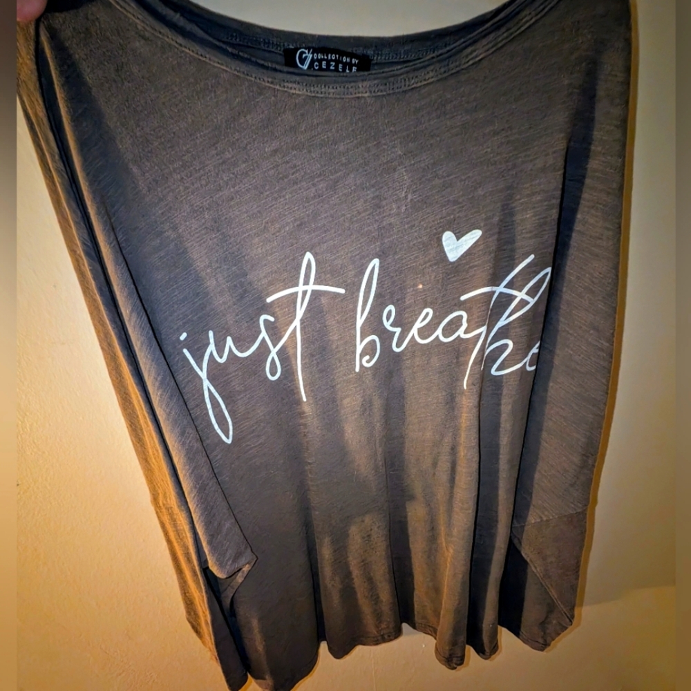 Just Breathe Off the Shoulder Long Sleeves